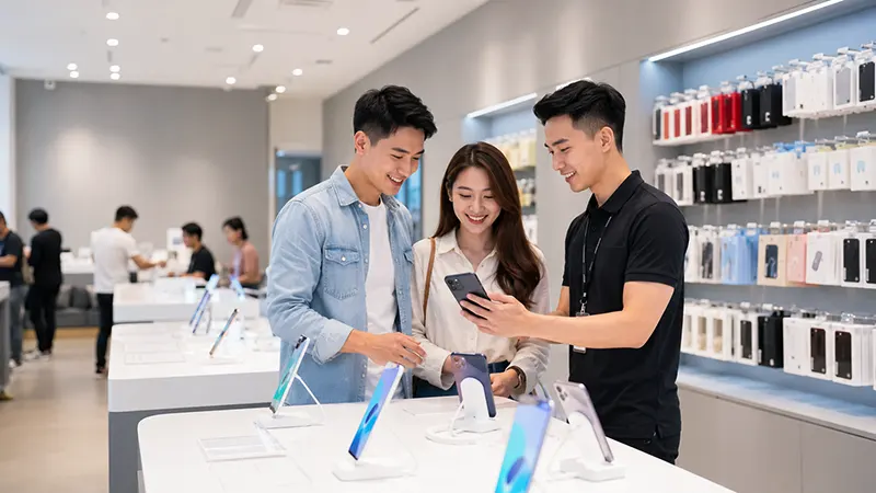 cửa hàng điện thoại bande