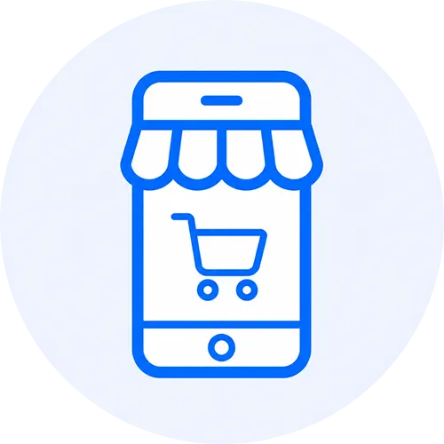 Icon cửa hàng điện thoại