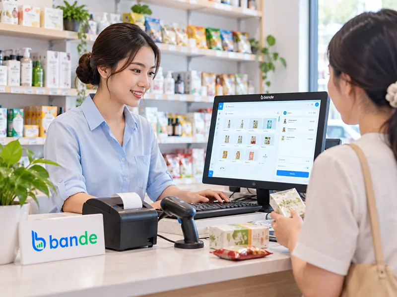 Minh họa sử dụng phần mềm bán hàng offline tại quầy